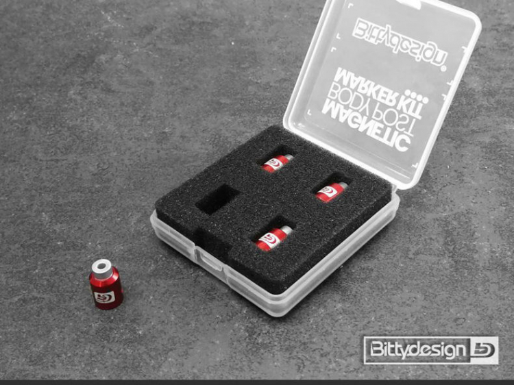 Bittydesign Body Post Marker kit Red - Big Scale BDBPMK8-R
