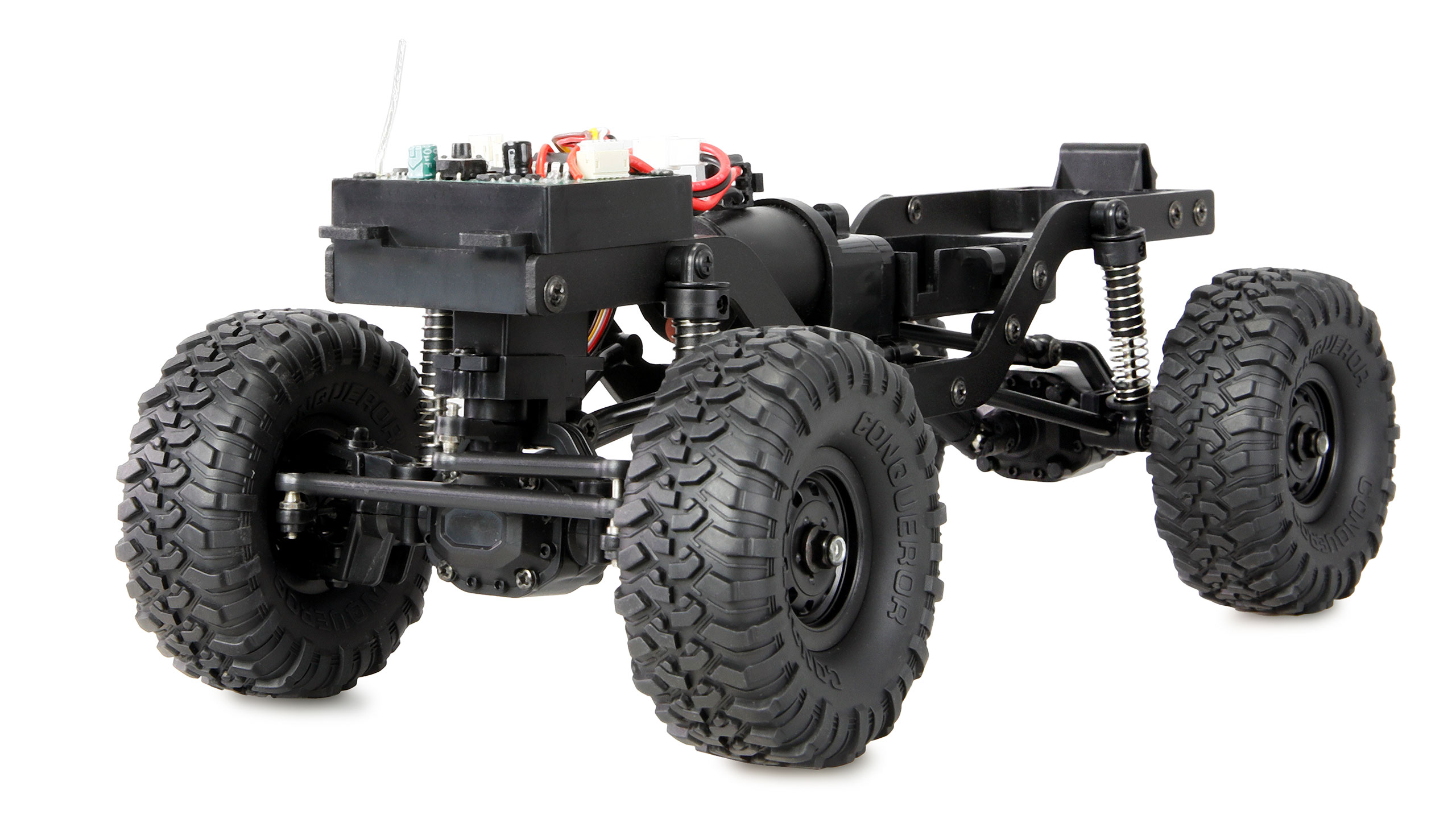 Amewi AMXRock Mini-D90 Scale Crawler 4WD 1:16 RTR grau 22726