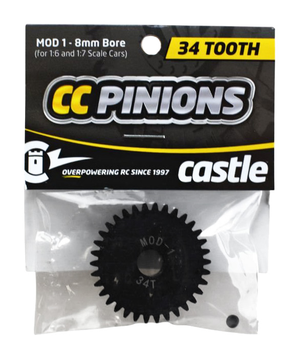 Castle Ritzel Stahl 34 Zähne 34T 8mm Modul 1 010-0065-33