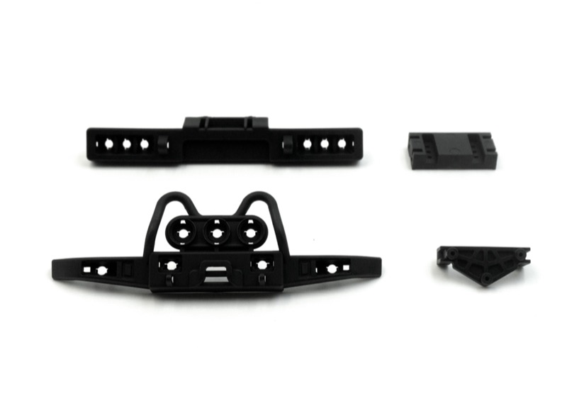 Hobby Plus CR-18P 6X6 Flat Bed Bumper & Rear Light Mount 240433