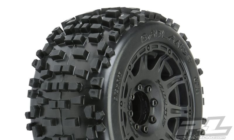 Pro-Line Badlands 3.8Zolluf Raid 8x32 Felge 17mm MT v/h (Removeable Hex) 1178-10