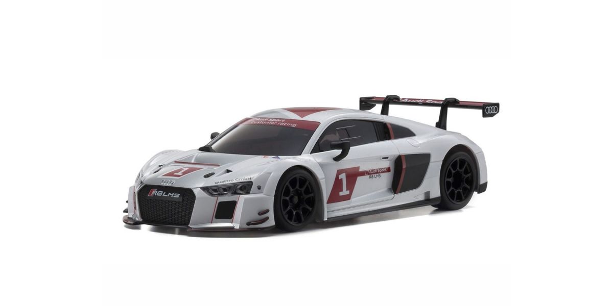 Kyosho Autoscale Mini-Z Audi R8 LMS 2015 White #1 (W-MM) MZP246AS