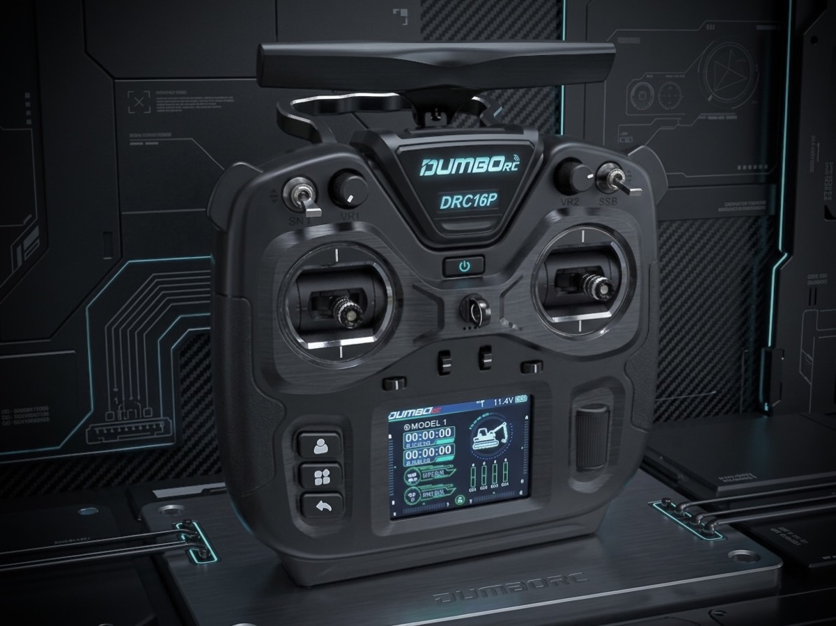 DumboRC 16-Kanal Stickfernsteuerungs DRC16P incl. Empfänger 2.4GHz - Abbildung 6