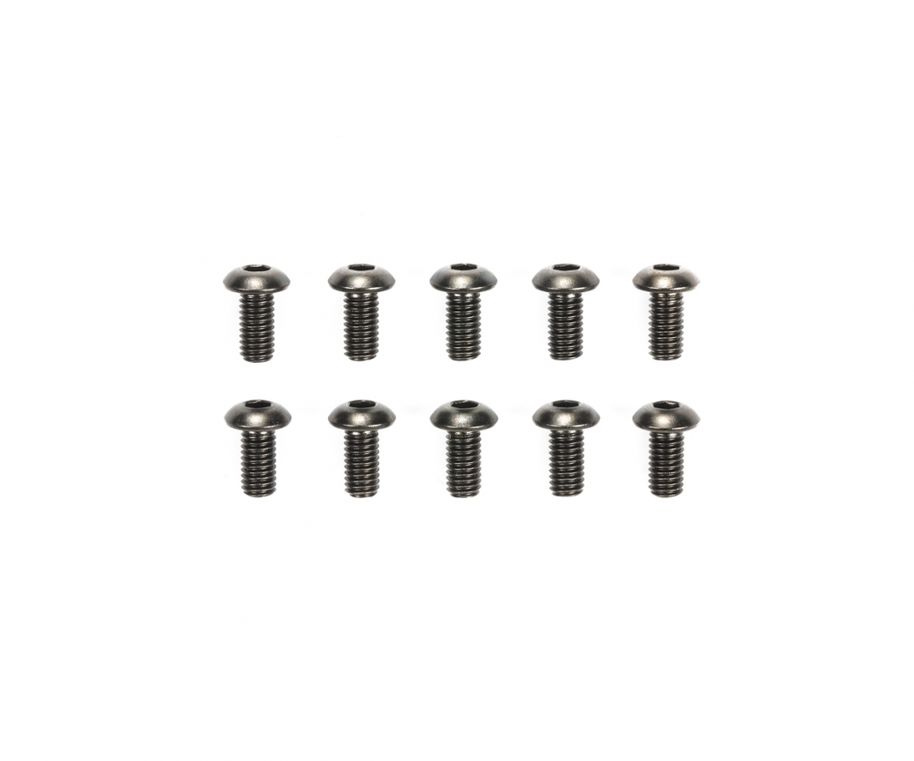 Tamiya 51624 3x6mm 6-Kantkopf Schraube Stahl (10) 300051624