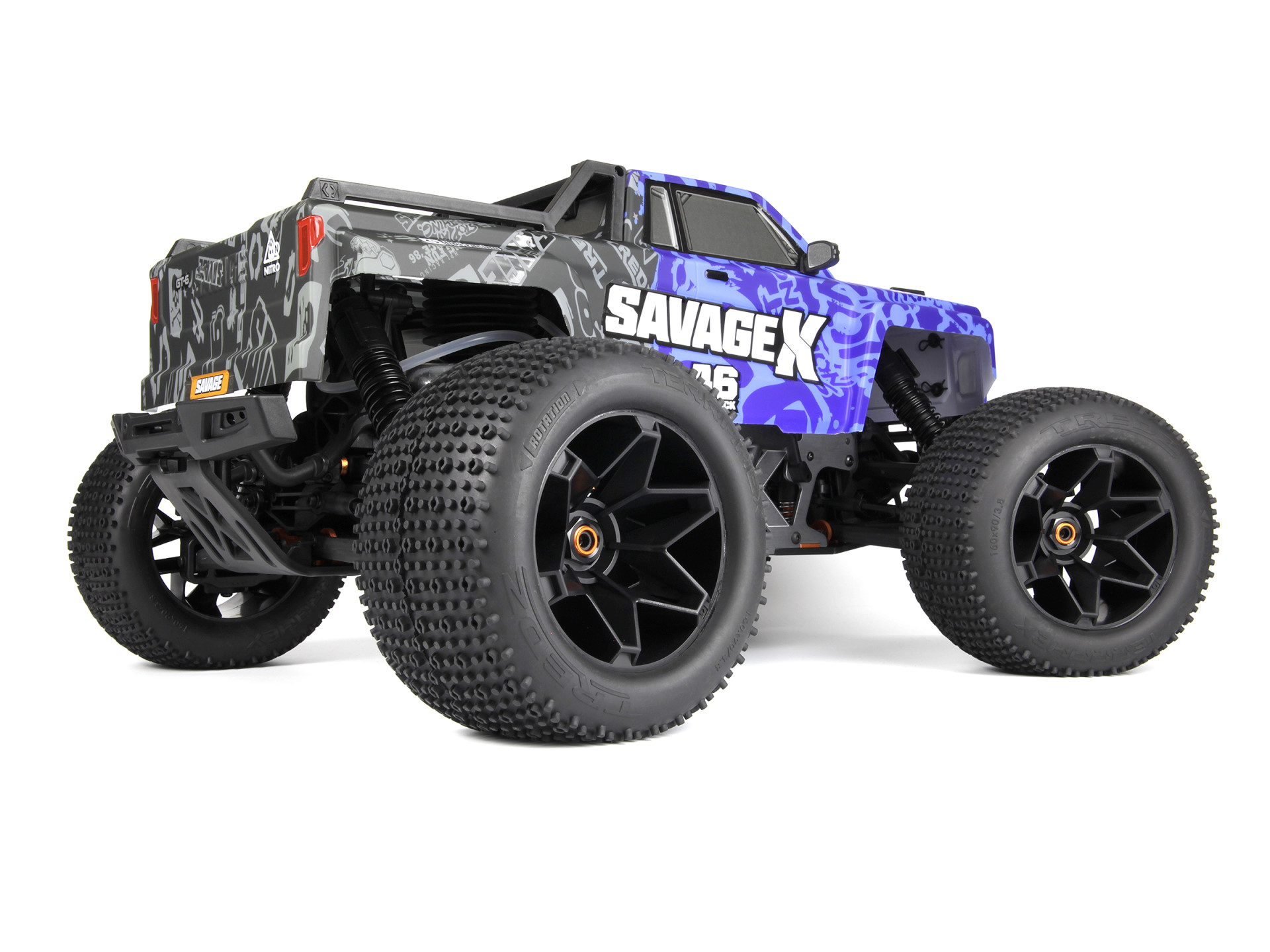 HPI Racing Savage X 4.6 GT-6 Blau Nitro Monstertruck 160585 - Abbildung 4