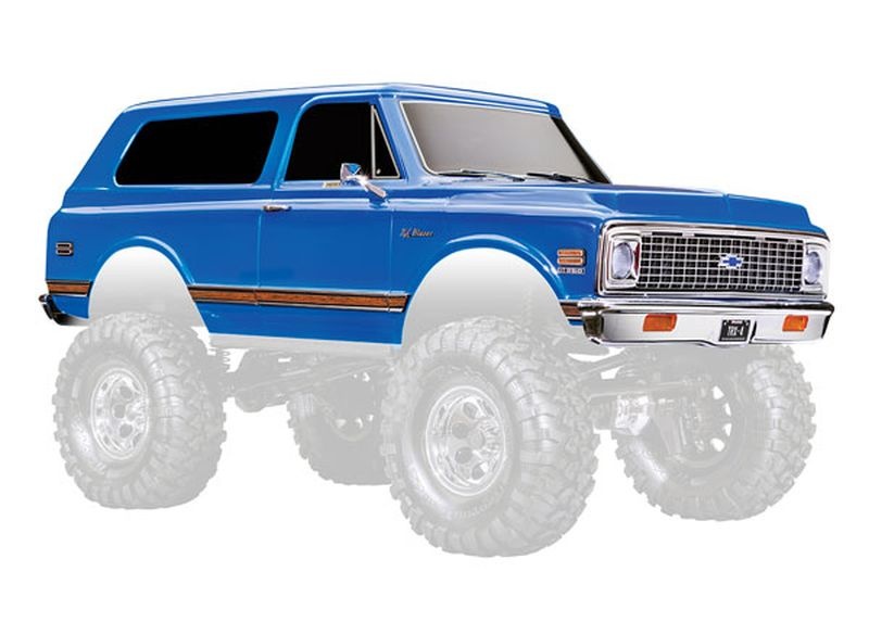 Traxxas Karosserie Chevrolet Blazer 1972 blau komplett TRX-4 9130-BLUE
