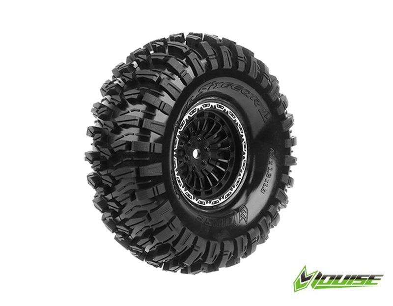 Louise CR-Sixgear 1.9 supersoft auf Felge schwarz 12mm (2) L-T3370VB