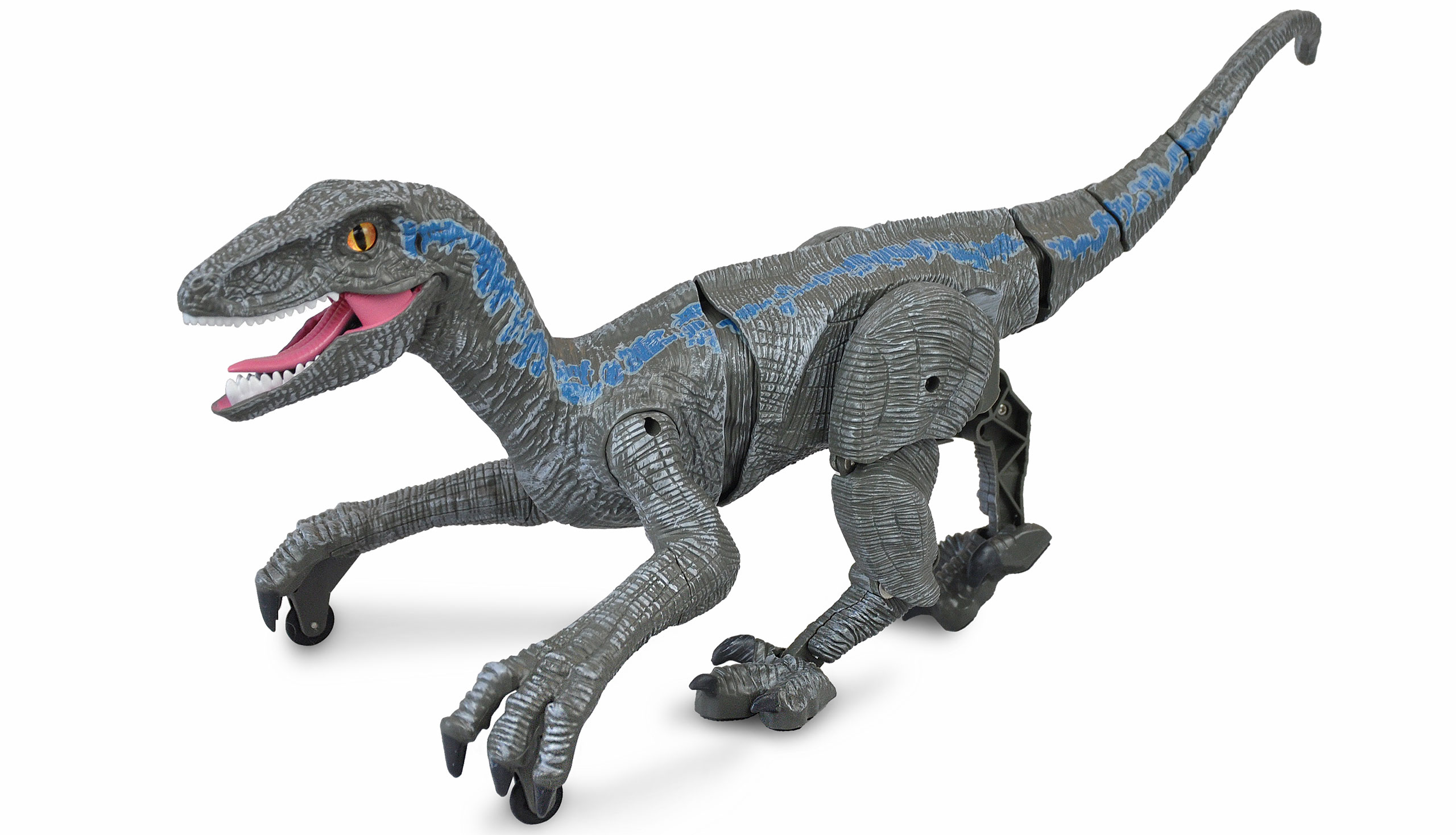 Amewi Velociraptor RC Dinosaurier 45cm, RTR grau 40009