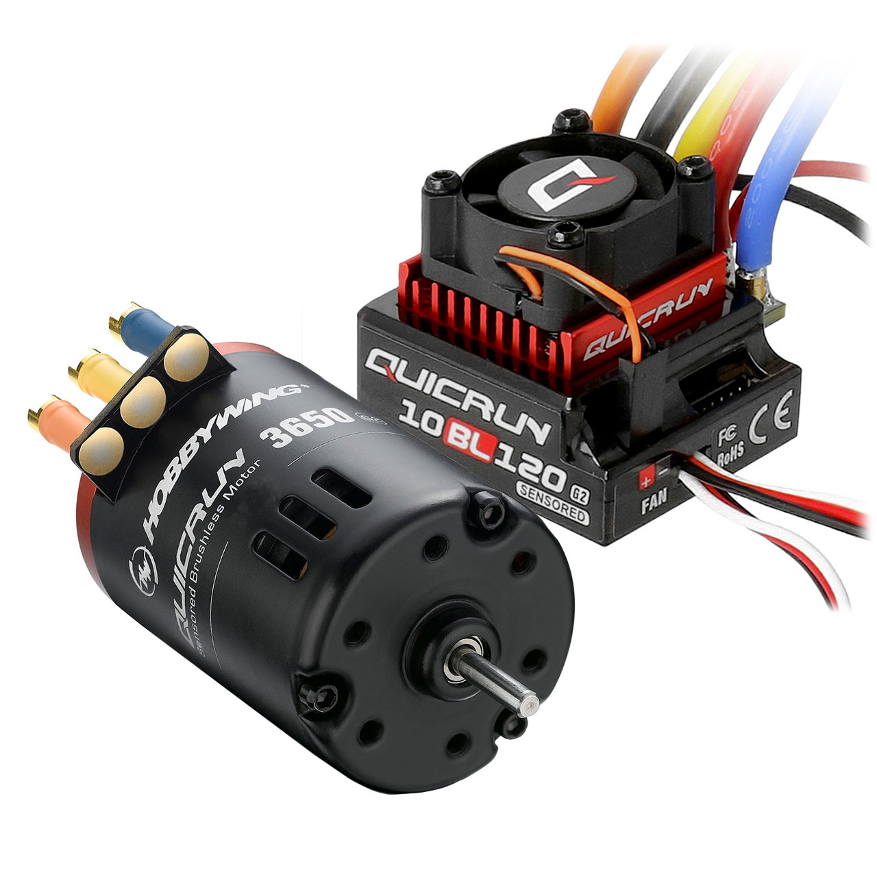 Hobbywing Combo 10BL120 G2 Sensor mit 3650SD 13.5T 38020382