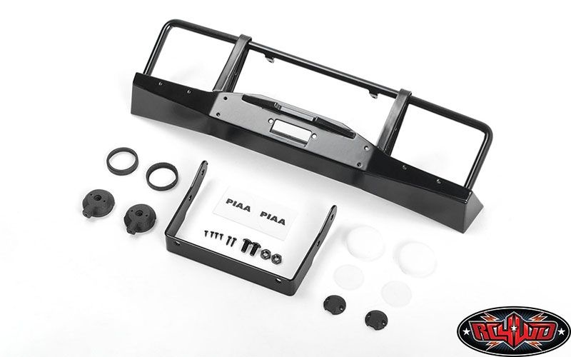 RC4WD Oxer Metal Front Winch Bumper w/ Lights VVV-C1023