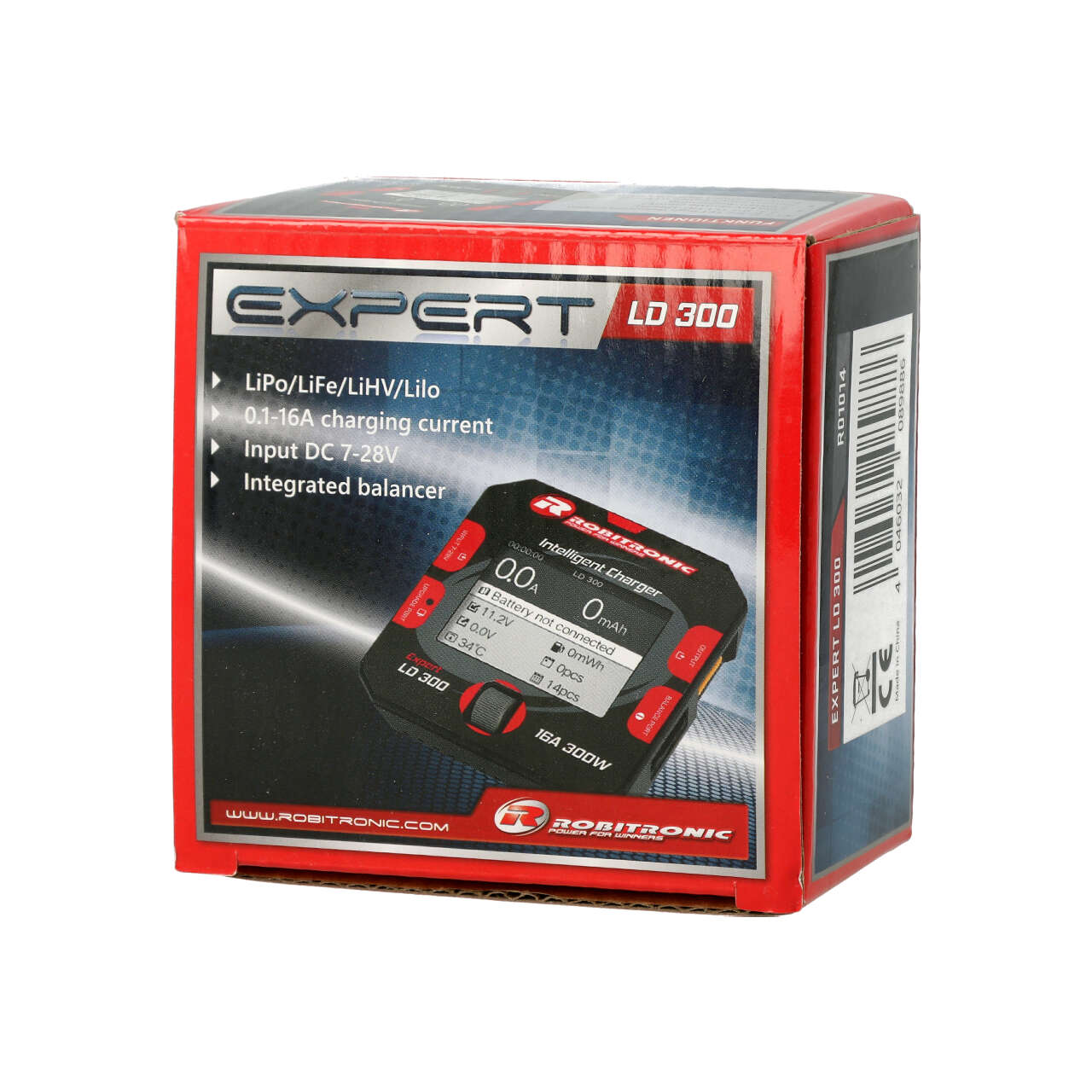 Robitronic Expert LD 300 Ladegerät LiPo 1-6s 16A 300W DC R01014