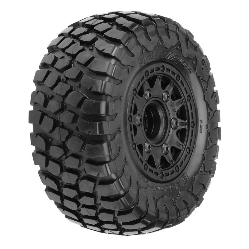 BFGoodrich Baja T/A KR2 SC 2.2"/3.0" M2 (Medium) All Terrain Tires Mounted on Raid Black, PR10123-10 - Abbildung 1
