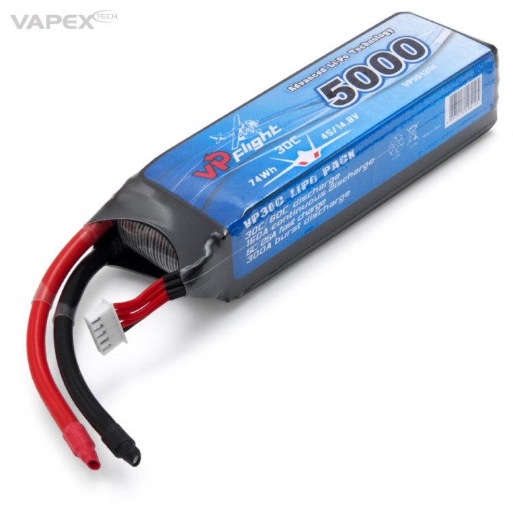 Vapex LiPo Akku 4S 14,8V 5000mAh 30C PREMIUM VP95125III
