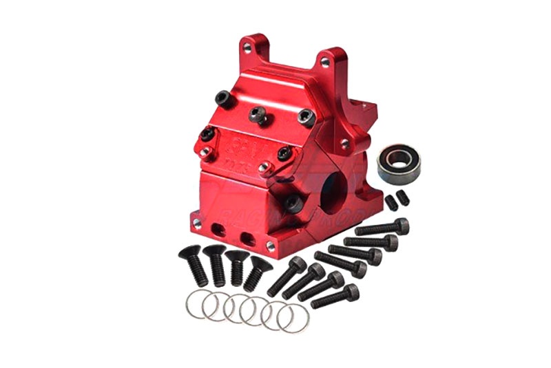 GPM Getriebegehäuse 7075-T6 Aluminium v/h rot ARRMA Kraton, Tali, Typh, Sent,Outca,Notor,In MAK012NR