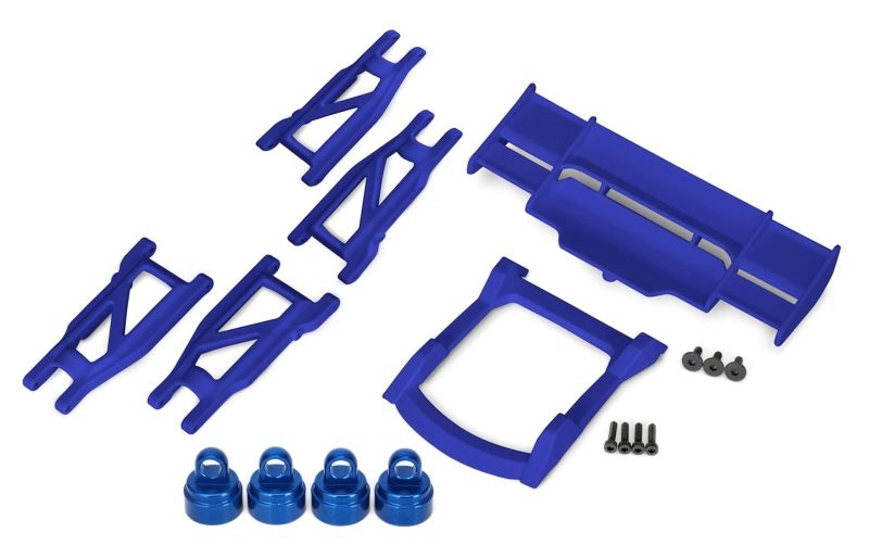 Traxxas 67-UPG-SET-B TRX Rustler 4x4 Upgrade Set blau