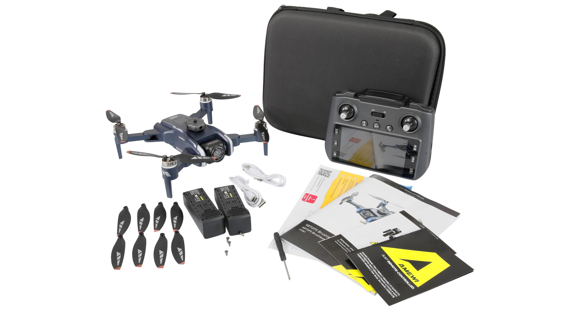 Amewi AMXFlight X8TGPS Brushless-Drohne mit Kamera & LCD-Fernsteuerung 25382 - Abbildung 7