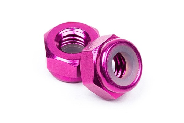 HPI Aluminium Stoppmutter M4 Lila (10St) Z867