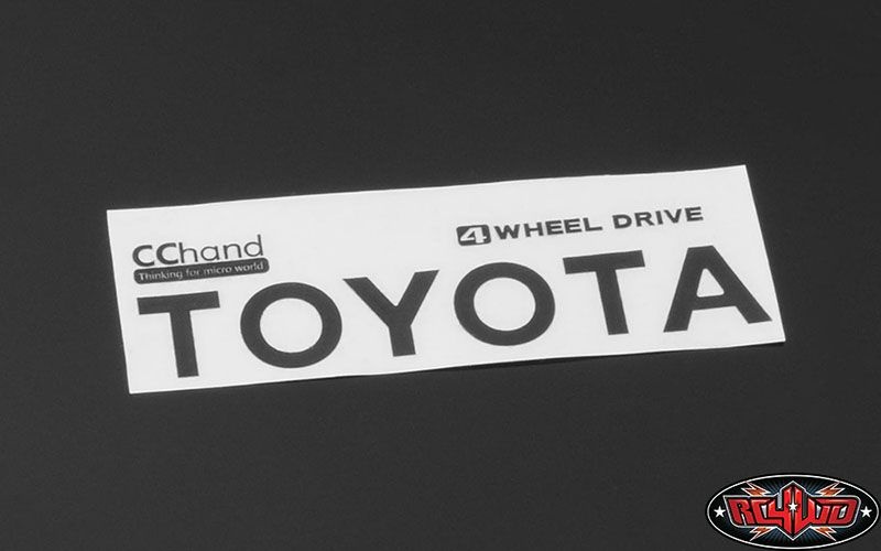 RC4WD Metal Rear Emblem for TF2 Mojave Body (Black) VVV-C0292