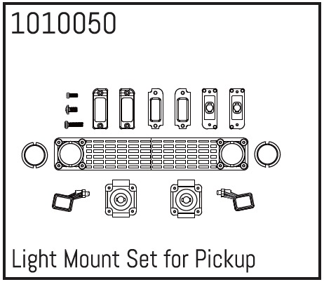 Hobby Plus Light Mount Set for Pickup 240160