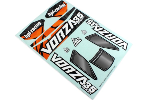 HPI Vorza Buggy Nitro VB-2 Decal Sheet 160432