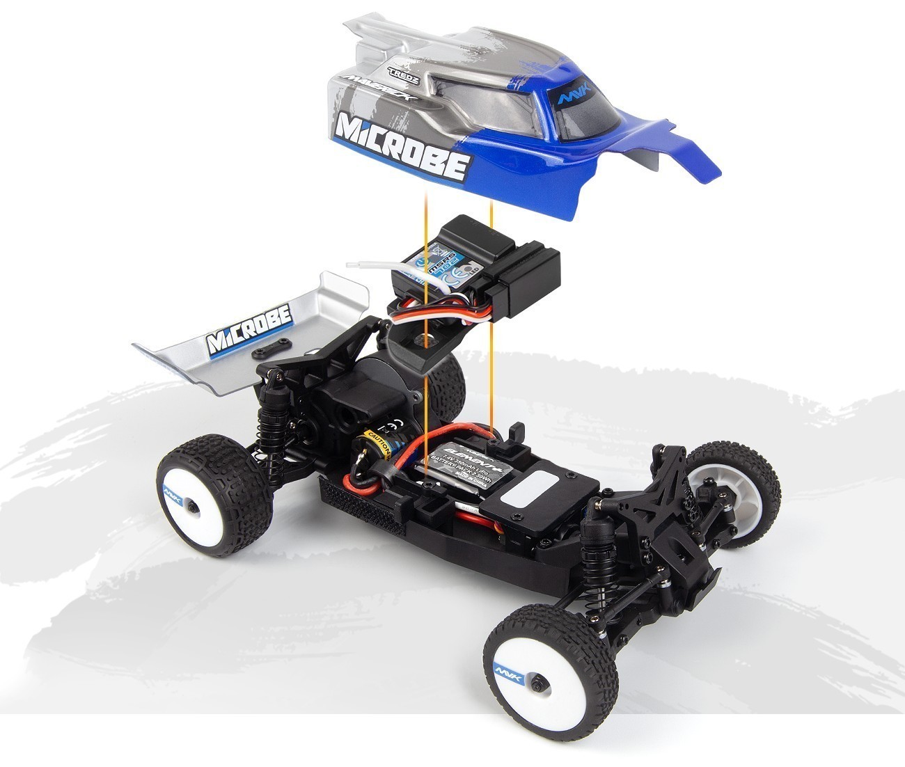 Maverick Microbe 1/24 4WD Mini Elektro Buggy Pink 150851 - Abbildung 7