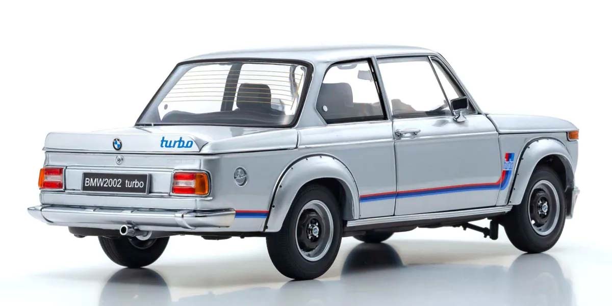 Kyosho 1:18 BMW 2002 Turbo 1974 Silver 08544S