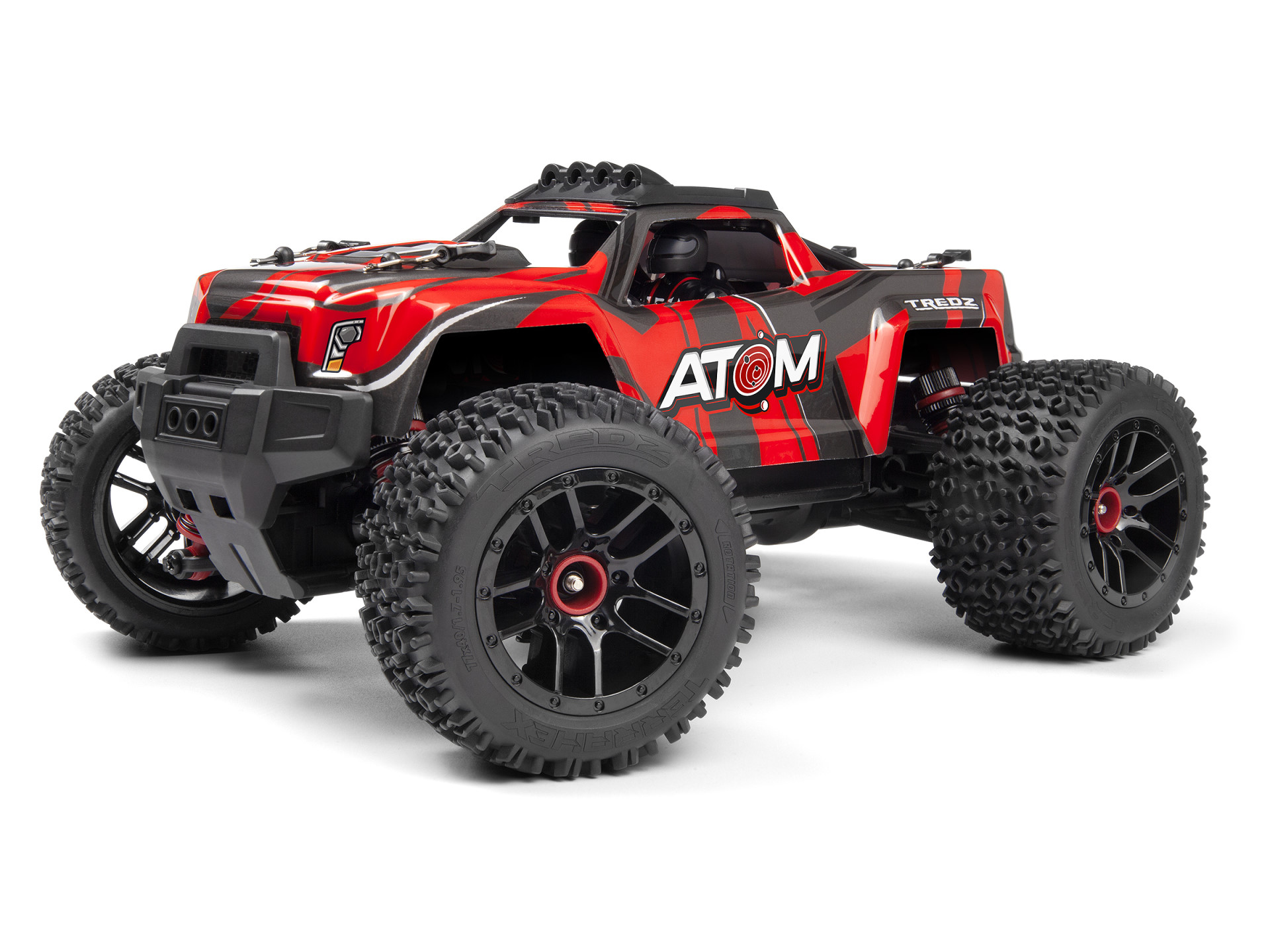 Maverick Atom AT1 1/18 4WD Elektro Monstertruck Rot 150566 - Abbildung 1