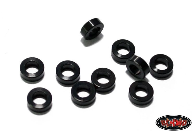 RC4WD 2mm Black Spacer with M3 Hole (10) Z-S0600