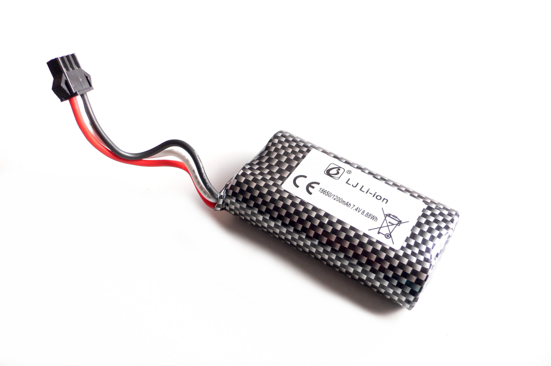 LiIon Akku 7,4V 1200mAh JST SM-3P für Volvo Radlader