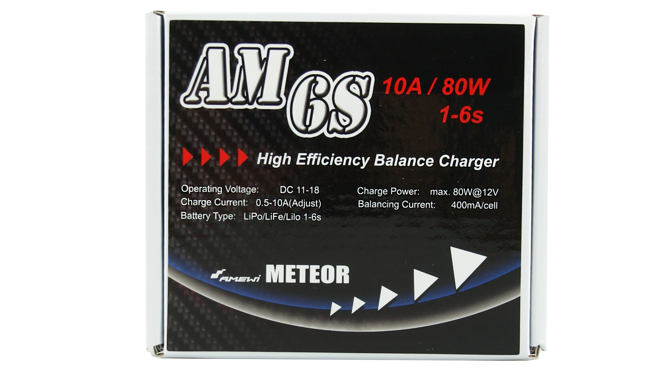 Amewi Meteor Ladegerät AM6S LiPo, LiFe, LiIon 28105