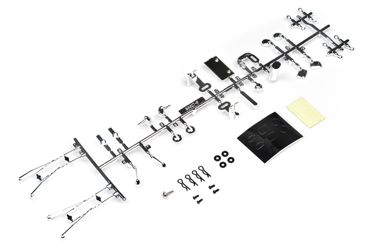 HPI Karosserie Accessories Set (Chrome) 117843