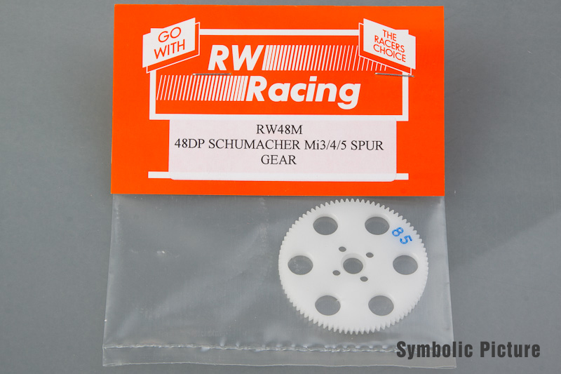 RW48M83 Hauptzahnrad 48dp 83Z für Schumacher Mi3/4 - Abbildung 2