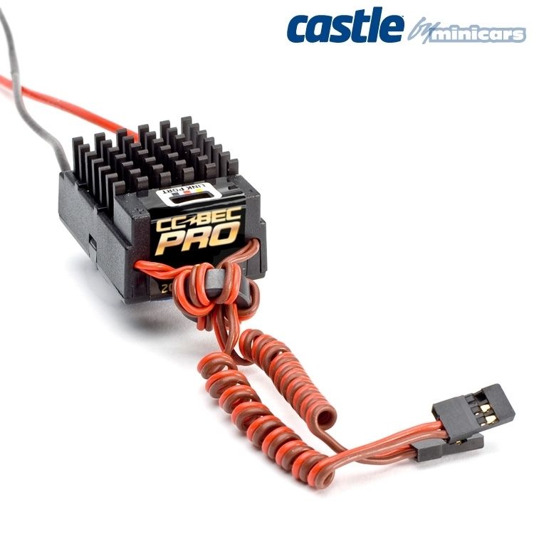 Castle BEC PRO 20A MAX OUTPUT, 12S/50.4V MAX INPUT SWITCH 010-0004-01