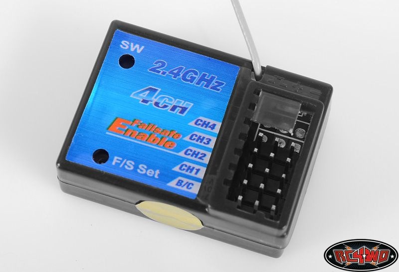 RC4WD XR4 XR3 2.4Ghz 4-Channel Blue Receiver Z-R0008 - Abbildung 1