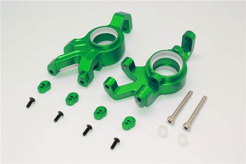 GPM Alu Lenkhebel Set vorne grün Traxxas X-MAXX