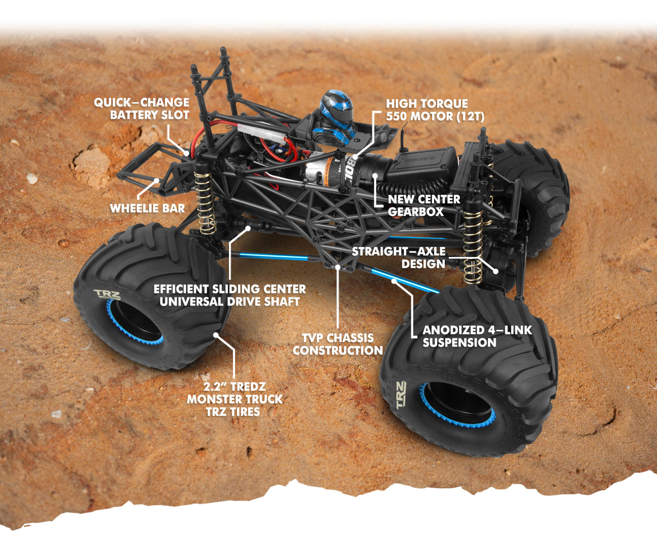 HPI 1:10 R/C Monster King Ford Bronco Big Kahuna 160765 - Abbildung 6