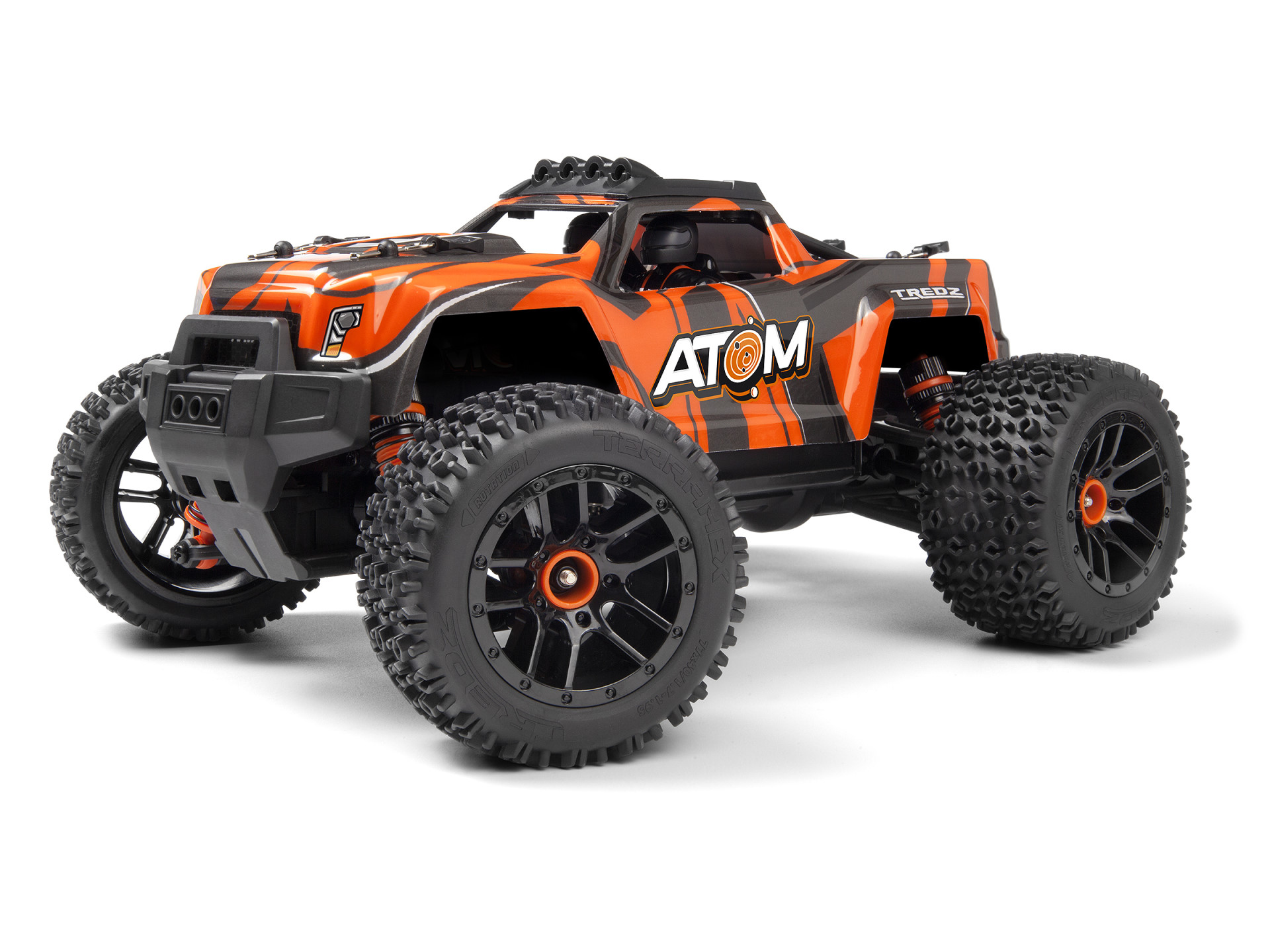 Maverick Atom AT1 1/18 4WD Elektro Monstertruck Orange 150567 - Abbildung 1