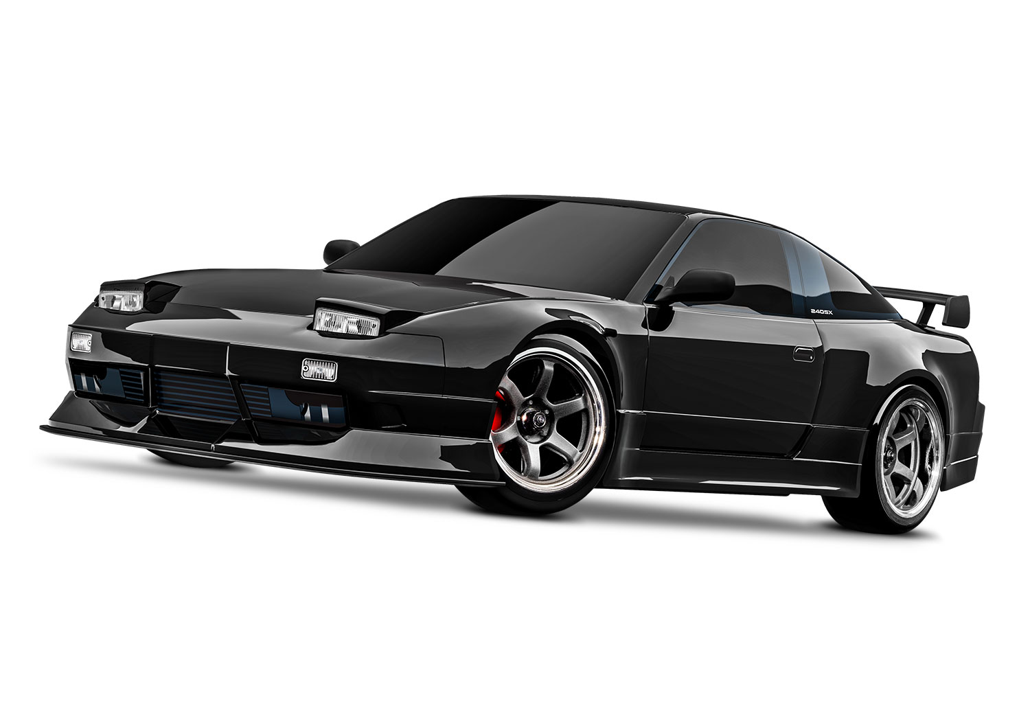 Traxxas 4-TEC Nissan 240SX schwarz 1/10 Drift RTR Brushed ohne Akku/Ladegerät 105247-4-BLK - Abbildung 1