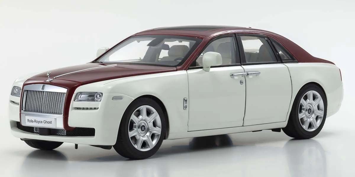 Kyosho 1:18 Rolls-Royce Ghost 2011 English White 08802EW