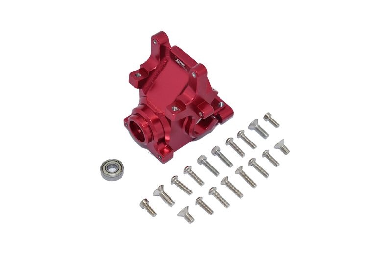 GPM Alu Getriebegehäuse v/h rot (ohne Verstärkung) ARRMA Kraton, Outca, Notor, Limitl, Infra, Mojave 6s MAK012BR