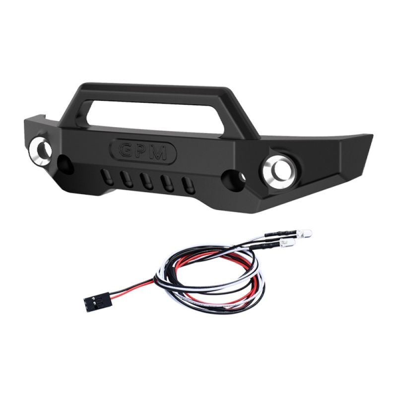 GPM Alu-Bumper vorn schwarz mit LED TRX MiniMaxx TXMM330FBK