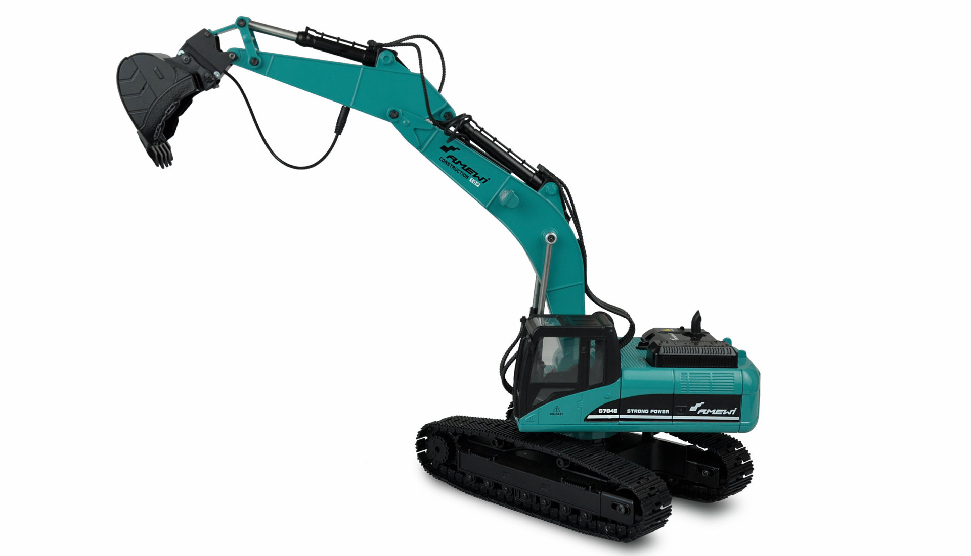 Amewi Bagger G704E Vollmetall 1:14 petrol, 2,4GHz 22501 - Abbildung 3