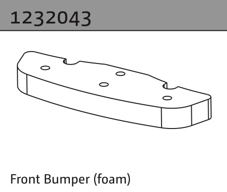 Absima Stoßfänger vorne 1232043