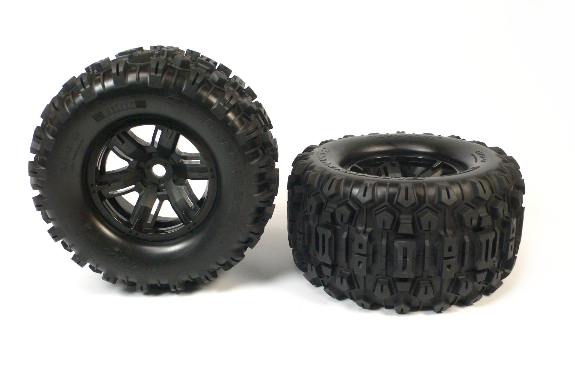 Traxxas X-MAXX Monster Truck Räder Sledgehammer 8S belted 7871 2x Reifen und Felgen - Abbildung 1