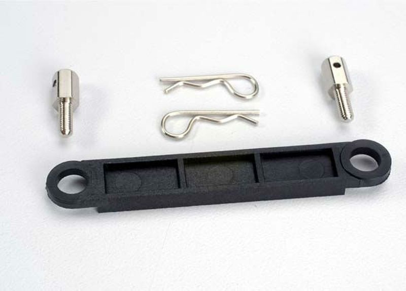 Traxxas Akkuhalterung+Pfosten+Clips 3727