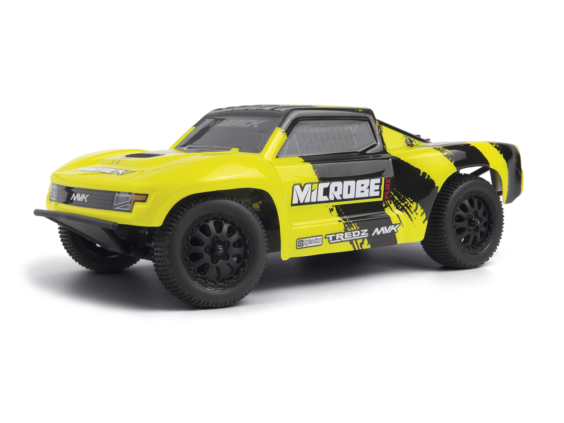 Maverick Microbe Flux 1/24 4WD Mini Short Course Truck Gelb Brushless 151509 - Abbildung 1