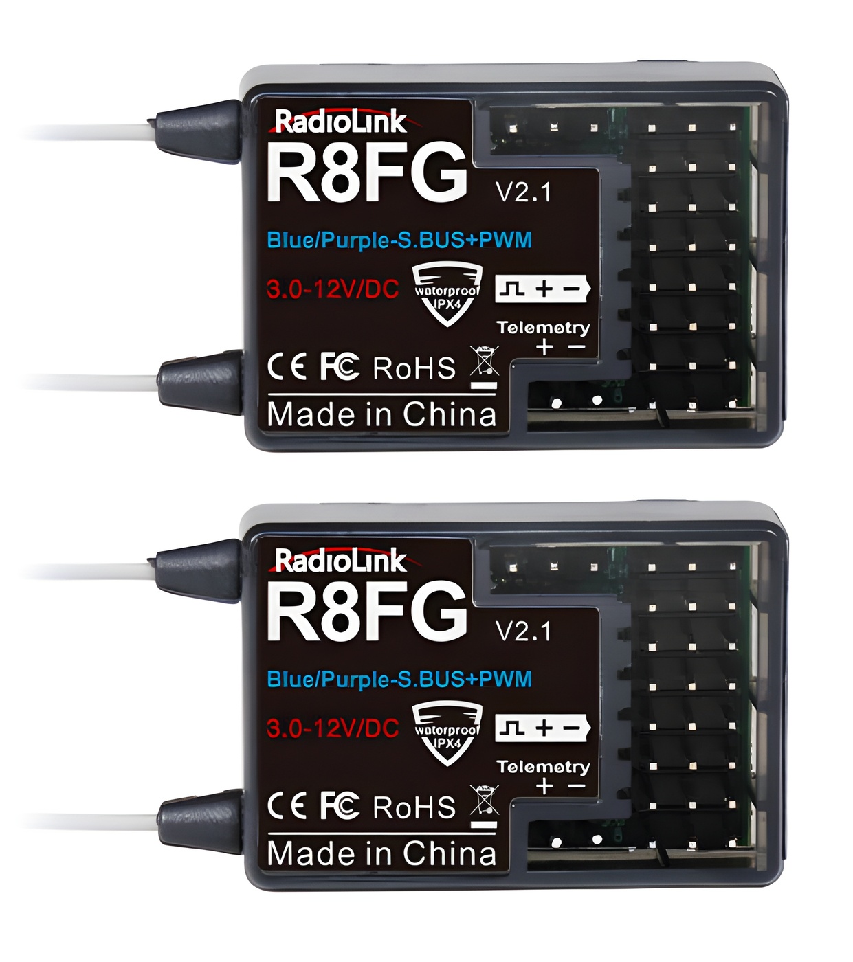 RadioLink RC8X RC Sender mit 2x R8FG Empänger RC8X-1