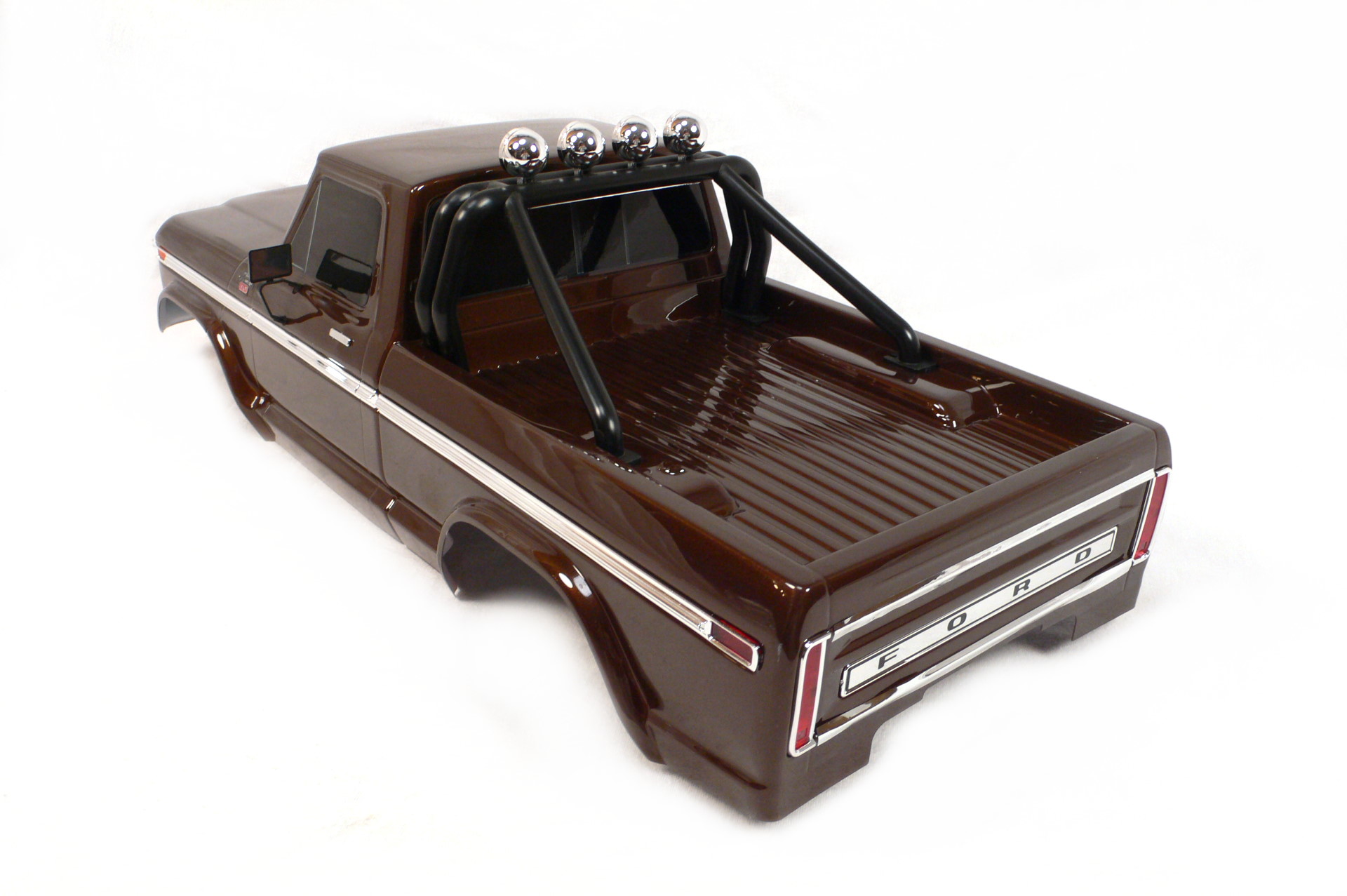 Traxxas TRX-4 Ford F-150 High Trail Karosserie 1:10 Braun Clipless Body - Abbildung 2