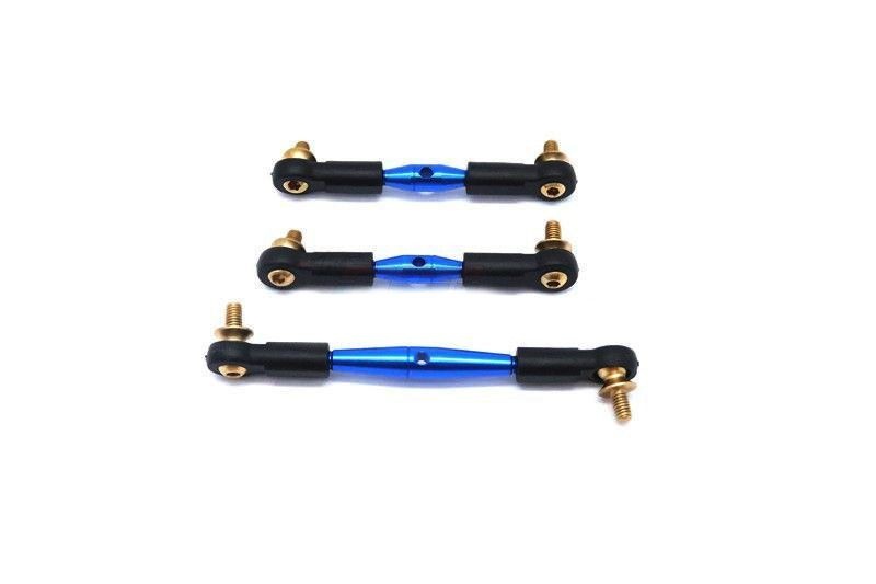 GPM Aluminium Lenk- und Servostangen blau GPM Tamiya CC01 / Blau CC160B