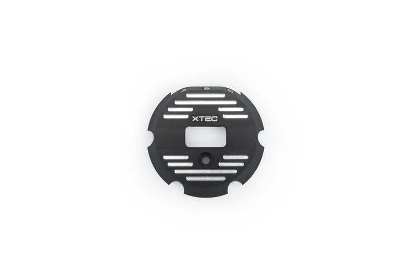 LRP X22 Aluminium Endplatte - schwarz 520500